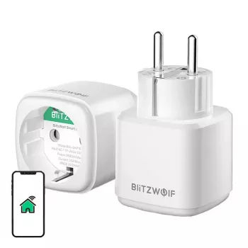 Presa smart BlitzWolf BW-SHP15 ZigBee 3680W — presa da incasso compatibile Wi-Fi/ZigBee