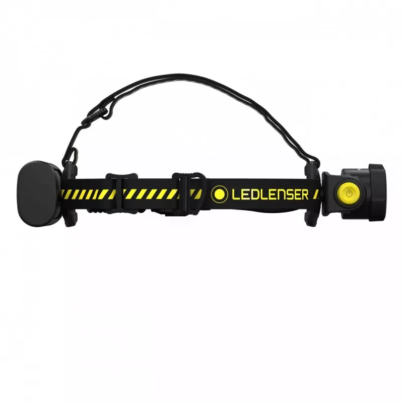 Torcia frontale Led Lenser H15R Work nera gialla