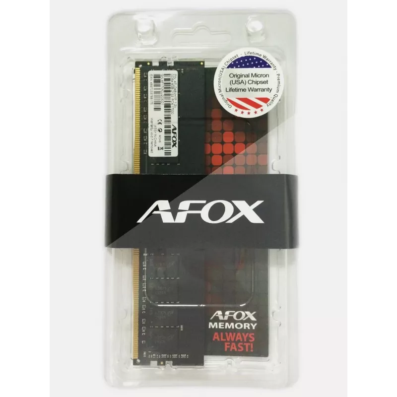 RAM desktop AFOX 8GB DDR4 2666MHz unbuffered (1 x 8GB) AFLD48FK1P