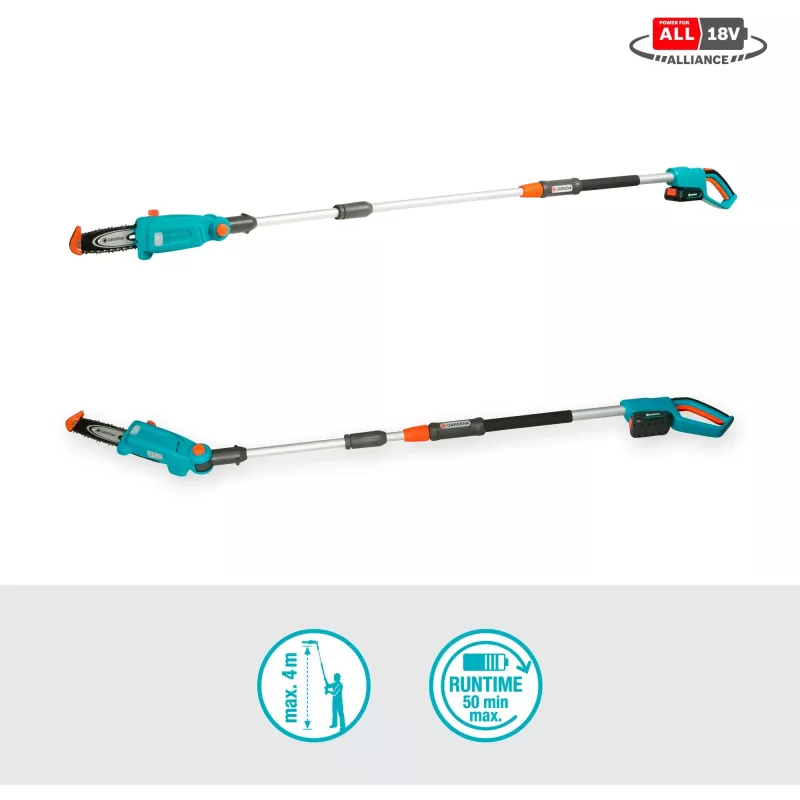 Gardena TCS 20 / 18V P4A 5 cm ioni di litio nero blu arancione