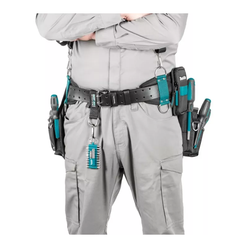 Makita E-15235 set cintura portautensili heavy-duty con borse da trasporto