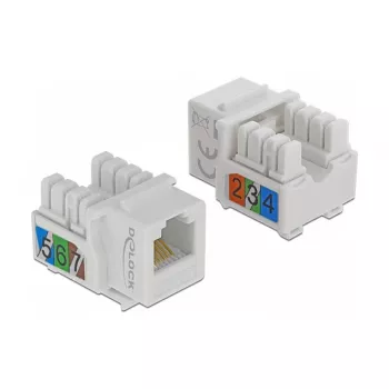 Modulo Keystone DeLOCK 86498 piatto bianco RJ-12
