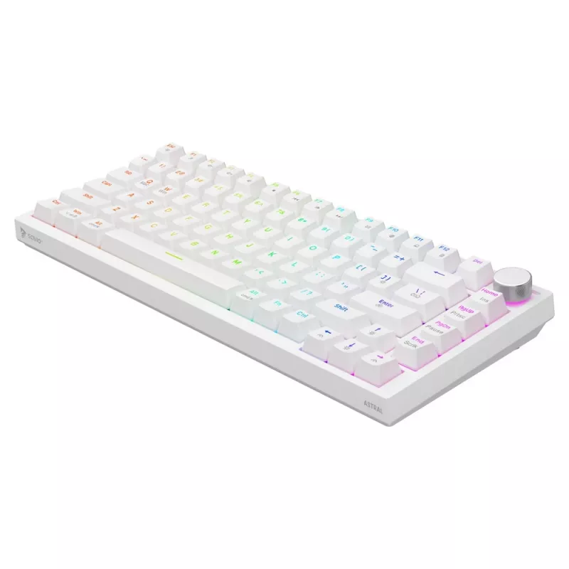 Tastiera gaming Savio ASTRAL WHITE JADE USB QWERTY US International