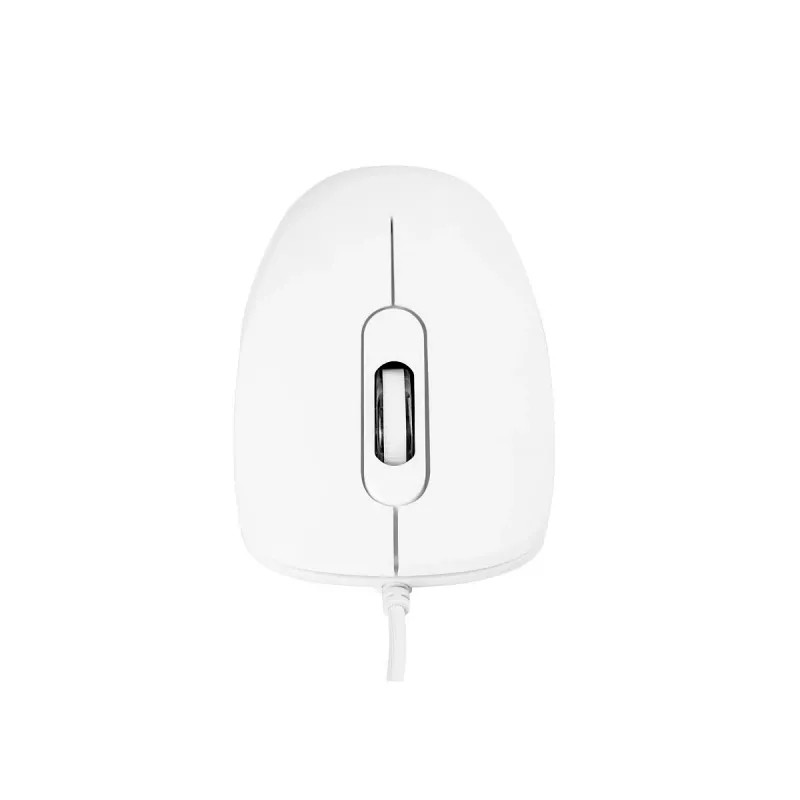 MODECOM M10 M-MC-0M10-200 mouse (ottico, 1000 DPI, colore bianco) (M-MC-0M10-200)