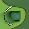 Sabbiera Simba-Dickie BIG 800056733, plastica, 1380×1380 mm, panche integrate, verde