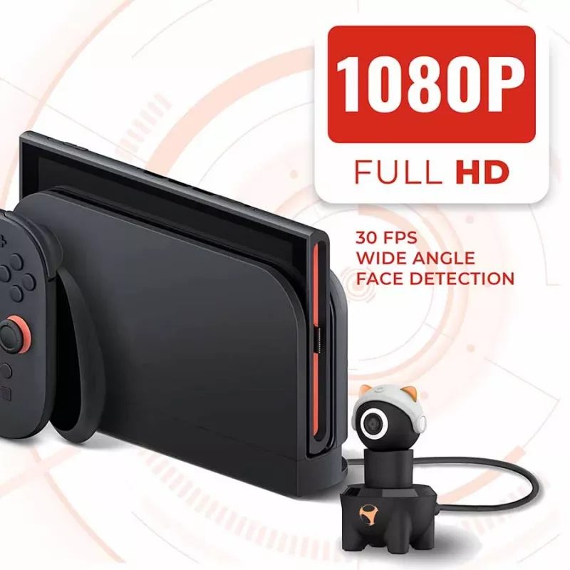 Subsonic Playcam 1080 2in1 HD Mini camera per Nintendo Switch 2 rosso