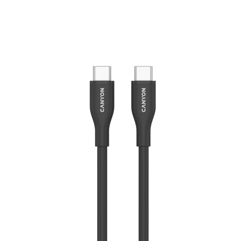 CANYON cavo CC60SC10 C-C 60W 1m silicone nero