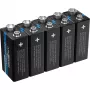 Ansmann 1505-0002 - batteria monouso - litio - 9 V - 5 pz. - nero - -40 - 60 °C