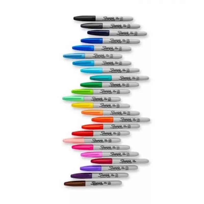 Pennarello a punta fine Sharpie 18 pezzi punta fine multicolore