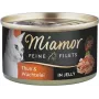 Cibo umido per gatti Miamor Filetti fini 100 g — quaglia e tonno, gatti adulti, scatola facile da aprire