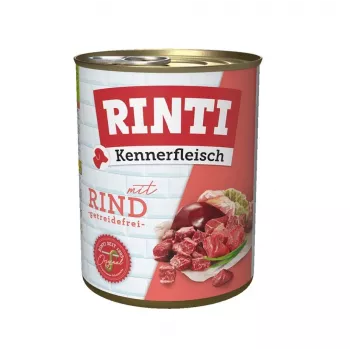 RINTI Kennerfleisch manzo - Cibo umido per cani - 800 g
