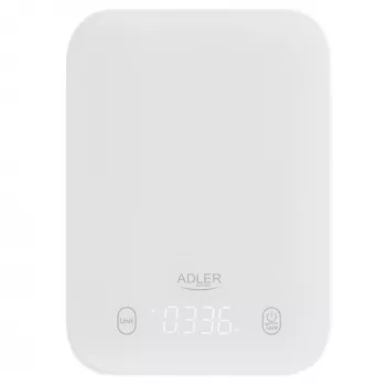 Adler bilancia da cucina | AD 3181w | Divisione 1 g | Tipo di display LED | Bianco