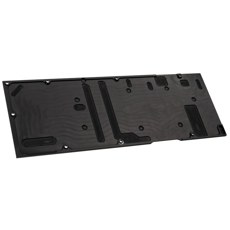 Backplate Watercool 16070 — componente in alluminio per sistema di raffreddamento computer, nero, 1 pz.