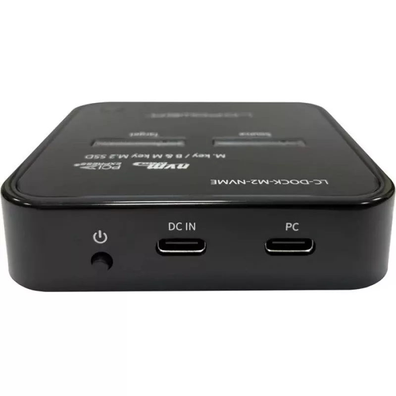 LC-Power LC-DOCK-M2-NVME docking station per 2 SSD M.2 NVMe