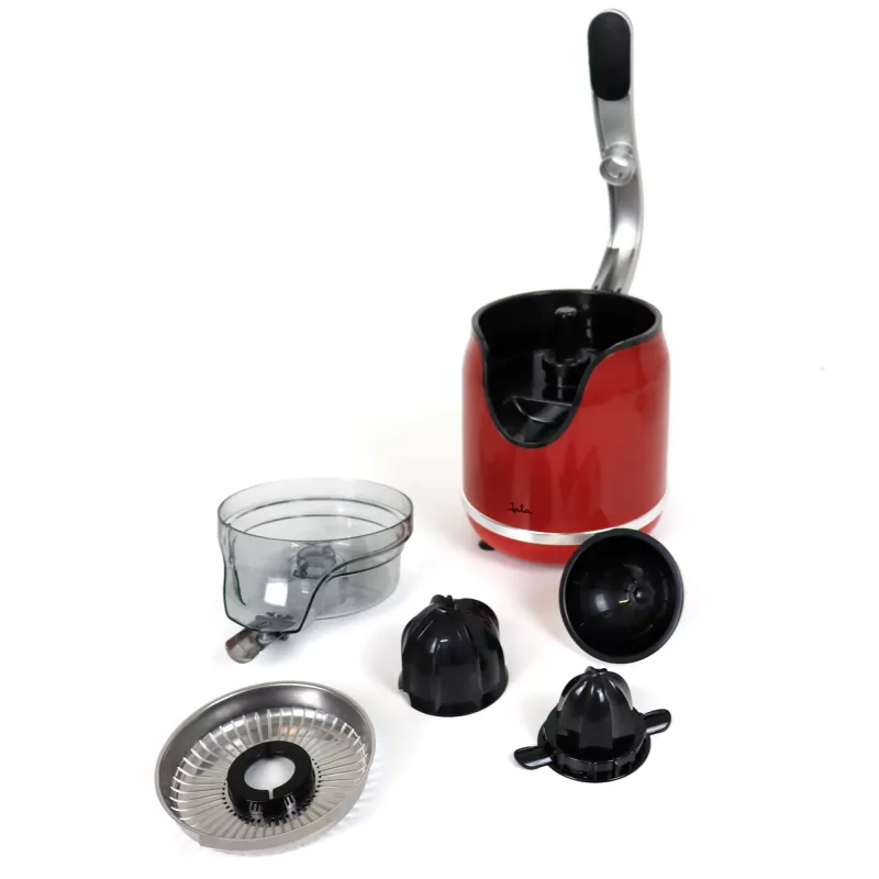Spremiagrumi manuale JATA JEEX1059 160 W rosso acciaio inox 0,3 L