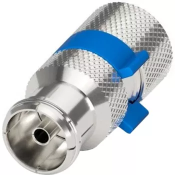 Presa IEC/coassiale Easy-Installation (argento/blu, 6,5 - 8,0 mm)