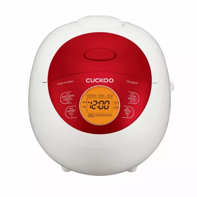 Cuckoo CR-0351F RED cuociriso 0,54 L 425 W rosso, bianco