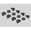 Delock 66884 Pannello per guida DIN da 19 pollici, 2U, nero