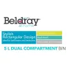 Cestino a doppio scomparto Beldray LA035235BLKFEU7 5 litri nero
