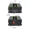 Qoltec Monolith Adattatore/convertitore di corrente auto 4000 W Nero