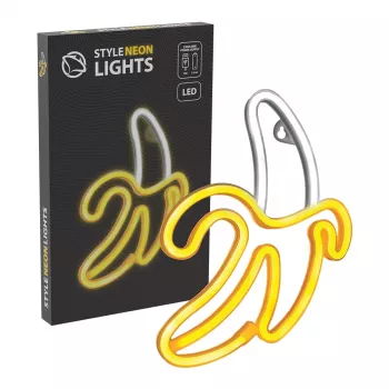 Lampada neon decorativa MANTA SNL01WHT – design luminoso e colorato, illuminazione d'accento da parete