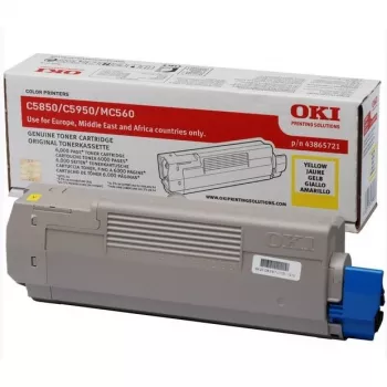 Toner OKI 43865721 fino a 6000 pagine giallo