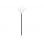 Wentronic goobay - Avvolgicavo - 100,0m - UTP - CAT 5e - esterno, trefolo - nero (57196)