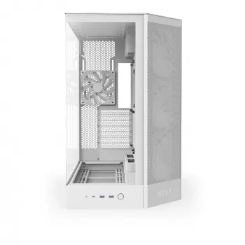 Case PC NZXT H9 Flow RGB midi tower bianco
