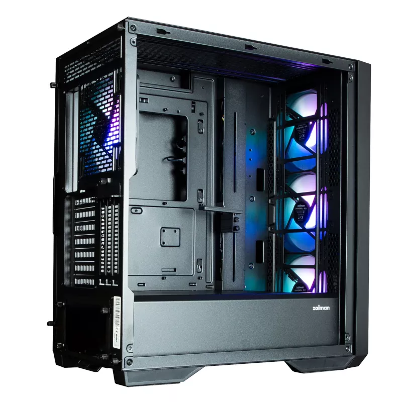 Zalman Z9 Iceberg MS nero case per PC ATX Mid Tower con 4 ventole ARGB da 140 mm - Midi/Mini Tower - ATX