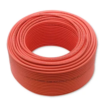 Cavo solare QOLTEC 53852 6 mm², rotolo da 100 m, rosso