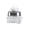 Cuocivapore elettrico Beper BF.640 a 2 piani, timer regolabile, cuocivapore da tavolo
