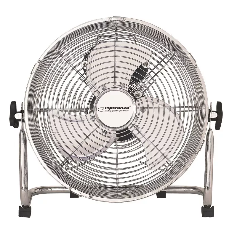 Ventilatore da tavolo ESPERANZA EHF005 Scirocco 12 pollici – 3 velocità, 36 cm di diametro, cromo, 50 W