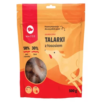 MACED Chips di salmone - snack per cani - 500 g