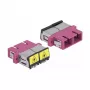 Accoppiatore in fibra ottica DeLOCK 86896 SC duplex femmina su SC duplex femmina multimodale viola