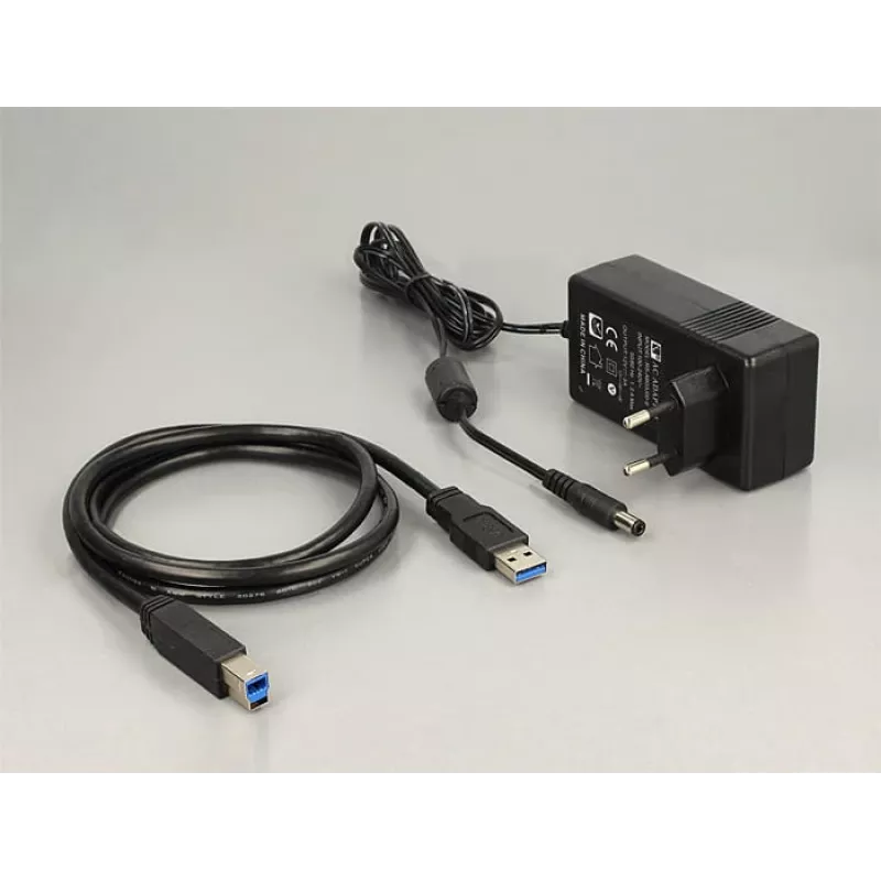 Delock docking station USB 3.0 dual per 2x SATA HDD / SSD con funzione di clonazione
