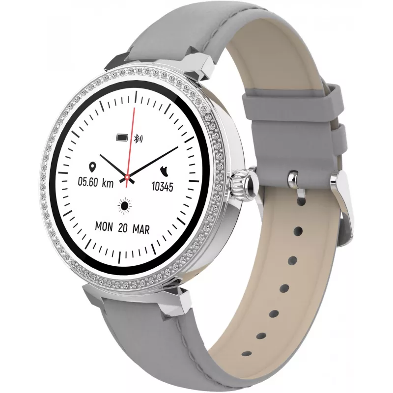 Smartwatch Denver SWC-342GR, IPS da 1,2 pollici, grigio