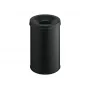 Cestino portarifiuti rotondo in acciaio nero Durable 330601