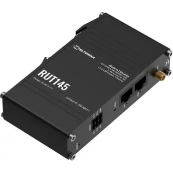 Router TELTONIKA RUT145 con interfaccia RS485, connettività mobile e I/O industriali