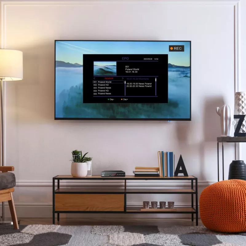 Ricevitore TV digitale MANTA DVBT025PRO supporto DVB-T2 Full HD registrazione USB