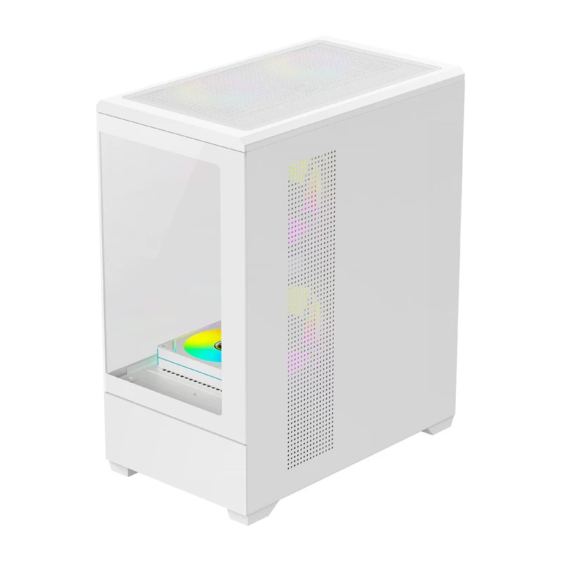 Case per computer DarkFlash C365 (bianco) con 5 ventole