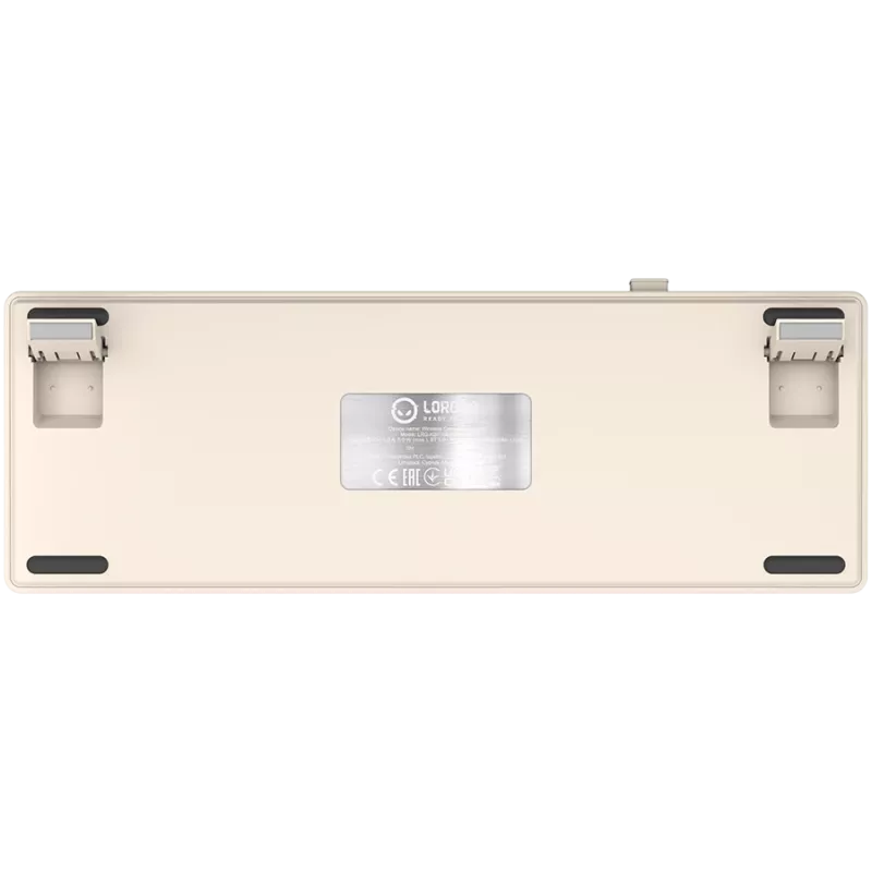 Tastiera da gaming meccanica wireless LORGAR KBP70MW layout 65% beige