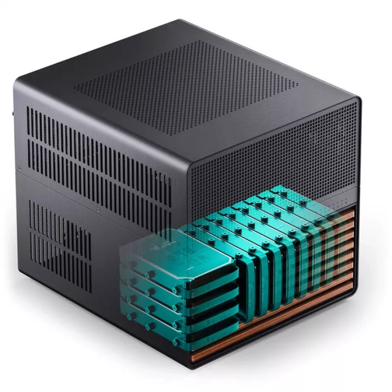 Case NAS Jonsbo N5, E-ATX - nero