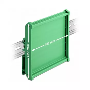 Supporto per schede DeLOCK 107 mm per guida DIN lungo 10 cm