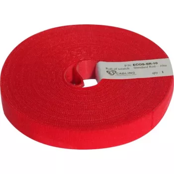 Nastro per marcatura cavi Patchsee ECO-Scratch 10 m, rosso, larghezza 19 mm