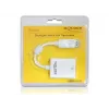 Adattatore cavo video DeLOCK 61766 0,125m VGA DisplayPort bianco