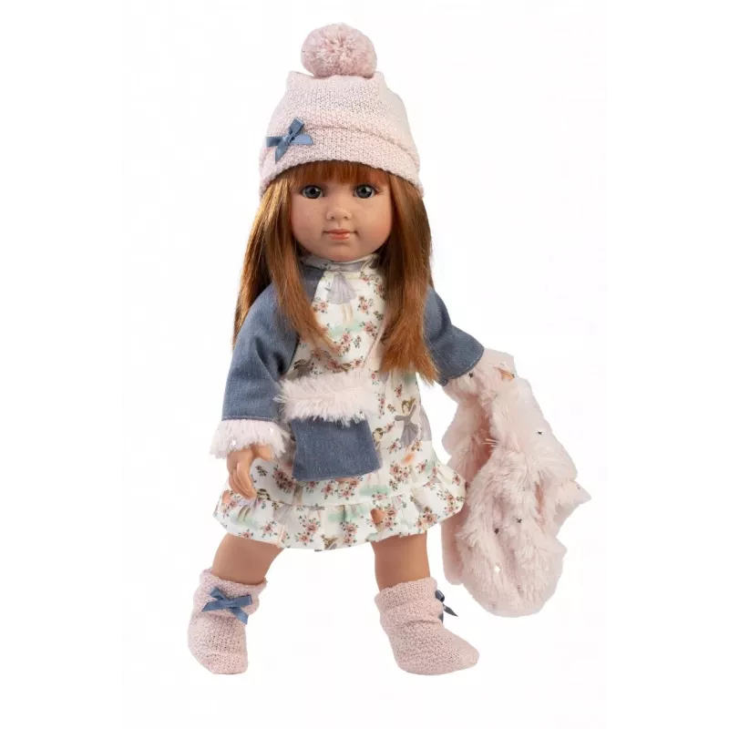 Bambola Llorens Nicole 35 cm – tratti realistici, corpo morbido, bambola neonato