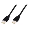 Assmann cavo di collegamento USB, Type-A M/M, 3,0 m, compatibile USB 2.0, UL, nero (AK-300100-030-S)