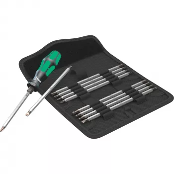 Cacciavite multi-bit Wera custodia portautensili set Vario 11 pz.
