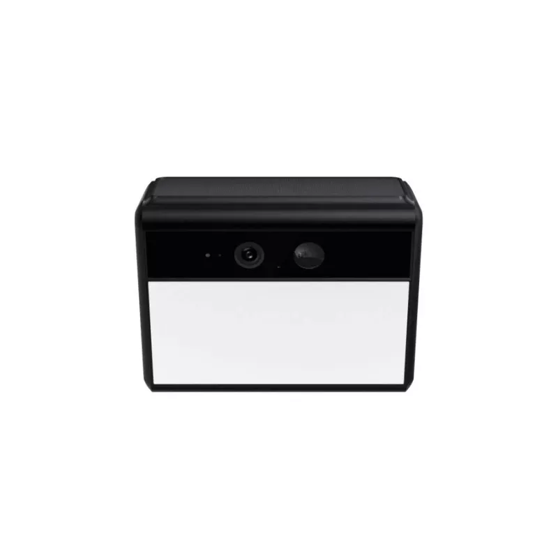 WOOX R8422 Smart Solar Wall Floodlight Camera, 1/2.7 3MP, UHD 2K, rilevamento movimento & suoni, IP67