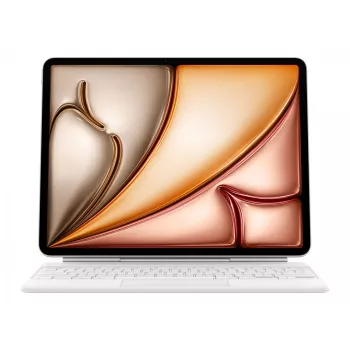 Tastiera Apple Magic QWERTY inglese bianca con trackpad